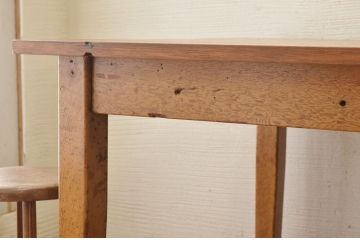 アンティーク家具　1960〜70年代　古い学校の大きなテーブル(ダイニングテーブル、作業台)