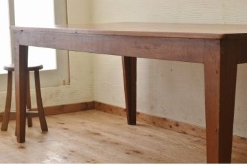 アンティーク家具　1950〜60年代古い学校の大きな作業台(ダイニングテーブル)1