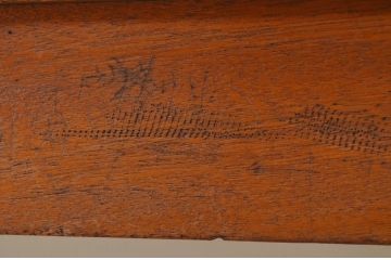 アンティーク家具　1950〜60年代古い学校の大きな作業台(ダイニングテーブル)1