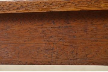 アンティーク家具　1950〜60年代古い学校の大きな作業台(ダイニングテーブル)1