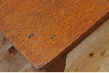 アンティーク家具　1950〜60年代古い学校の大きな作業台(ダイニングテーブル)2