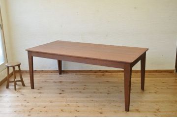 アンティーク家具　1950〜60年代古い学校の大きな作業台(ダイニングテーブル)2