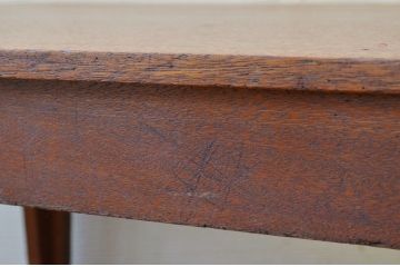 アンティーク家具　1950〜60年代古い学校の大きな作業台(ダイニングテーブル)2