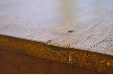 アンティーク家具　1950〜60年代古い学校の大きな作業台(ダイニングテーブル)4