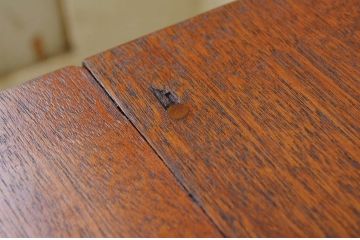 アンティーク家具　1950〜60年代古い学校の大きな作業台(ダイニングテーブル)4