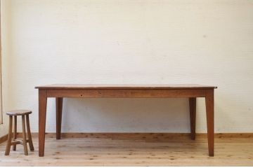 アンティーク家具　1950〜60年代古い学校の大きな作業台(ダイニングテーブル)5
