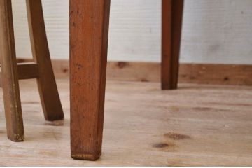 アンティーク家具　1950〜60年代古い学校の大きな作業台(ダイニングテーブル)5