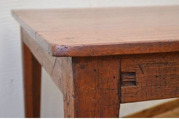 アンティーク家具　1950〜60年代古い学校の大きな作業台(ダイニングテーブル)5