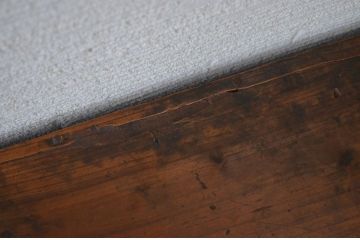 アンティーク家具　明治時代　観音開き二段重ね時代箪笥