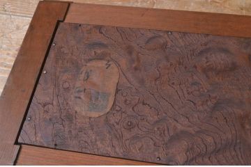 アンティーク家具　古民具　骨董　明治〜大正　黒柿と欅玉杢の上品な水屋箪笥