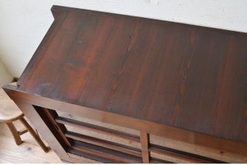 アンティーク家具　古い木の水屋箪笥サイドボード
