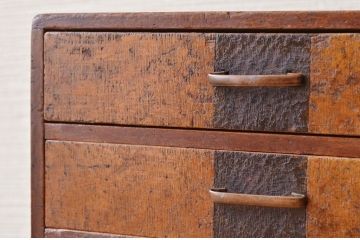レトロ家具　レトロなデザインの小引き出し