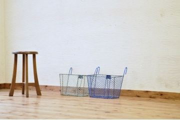 アンティーク雑貨　レトロなカゴ2個セット