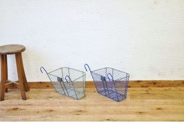 アンティーク雑貨　レトロなカゴ2個セット