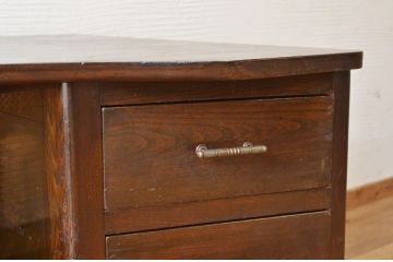 アンティーク家具　子供用の組み立て式アンティーク両袖机