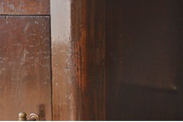 アンティーク家具　子供用の組み立て式アンティーク両袖机