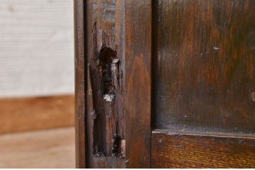 アンティーク家具　子供用の組み立て式アンティーク両袖机