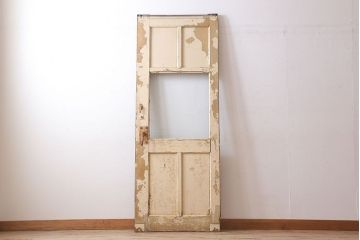 アンティーク　ジャンク品　古い汽車・客車に使われていたスライド式のドア(1)