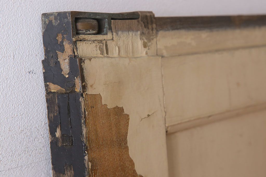 アンティーク　ジャンク品　古い汽車・客車に使われていたスライド式のドア(1)