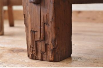 アンティーク家具　素敵な雰囲気!古い工場の小振りな作業台(テーブル)