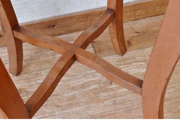 アンティーク家具　可愛いデザイン!アンティーク猫脚花台