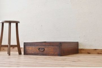 アンティーク家具　アンティーク平置き引き出し箱