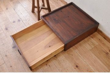 アンティーク家具　アンティーク平置き引き出し箱
