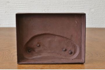 アンティーク雑貨　松光作　鋳銅　四高記念像