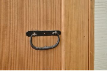 アンティーク家具　古民具　骨董　ケンドン扉収納棚(書箱、時代箪笥)