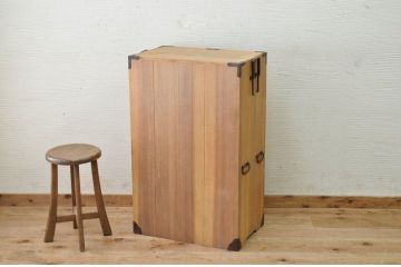 アンティーク家具　古民具　骨董　ケンドン扉収納棚(書箱、時代箪笥)