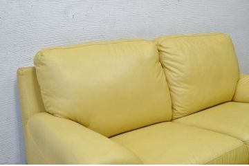 中古　コスガ(KOSUGA)製　本革2Pソファ