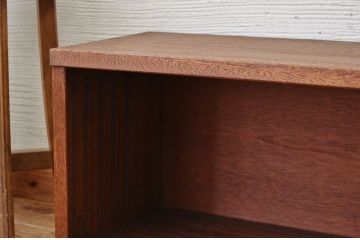 アンティーク家具　古い木の横長ローボード