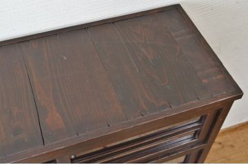 アンティーク家具　★使い込まれたアンティーク下駄箱(収納棚)