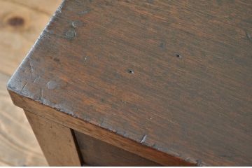 アンティーク家具　大きな引き出し付きアンティーク作業台(ダイニングテーブル、机)