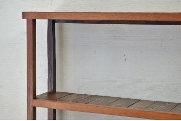 アンティーク家具　古い木のアンティーク飾り棚(陳列棚)2