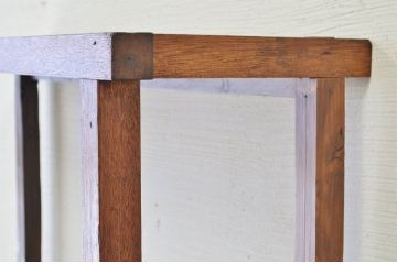 アンティーク家具　古い木のアンティーク飾り棚(陳列棚)2