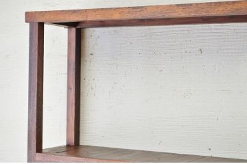 アンティーク家具　★古い木のアンティーク飾り棚(陳列棚)3