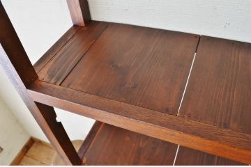アンティーク家具　★古い木のアンティーク飾り棚(陳列棚)3