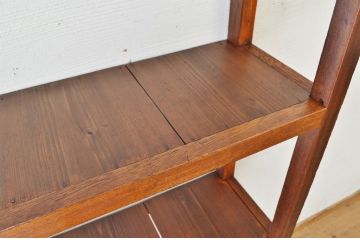 アンティーク家具　★古い木のアンティーク飾り棚(陳列棚)3
