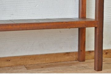 アンティーク家具　★古い木のアンティーク飾り棚(陳列棚)3