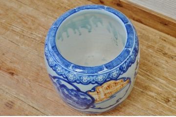 アンティーク雑貨　大正〜昭和初期　古い瀬戸火鉢2