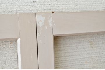 アンティークペイント引き戸(ガラス戸)2枚セット1