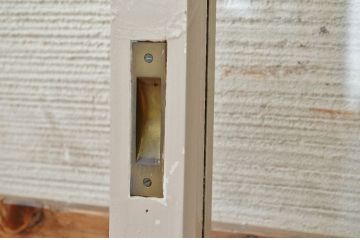 アンティークペイント引き戸(ガラス戸)2枚セット1