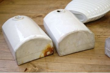 アンティーク雑貨　古い磁器製のレトロな湯たんぽ5個セット