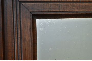 アンティーク家具　豪華　明治時代の洋館で使われていた彫刻総栗材国産特大キャビネット