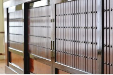 アンティーク家具　古民具　骨董　美しい8.5尺水屋箪笥サイドボード