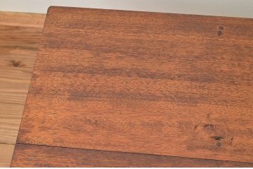 レトロ家具　昭和レトロ　古い木の特大組み立て式テーブル(作業台)