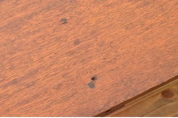 レトロ家具　昭和レトロ　古い木の特大組み立て式テーブル(作業台)