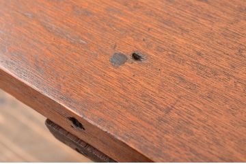 レトロ家具　昭和レトロ　古い木の特大組み立て式テーブル(作業台)