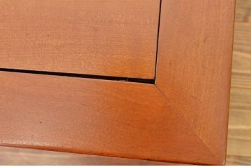 アンティーク家具　古い木の天板一枚板 座卓(アンティーク)